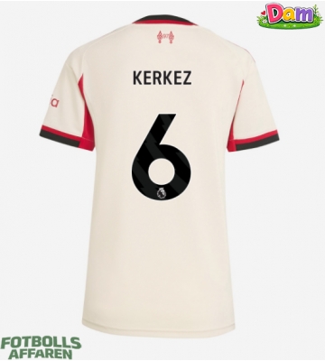 Liverpool Milos Kerkez #6 Bortatröja Kvinnor 2025-26 Kortärmad